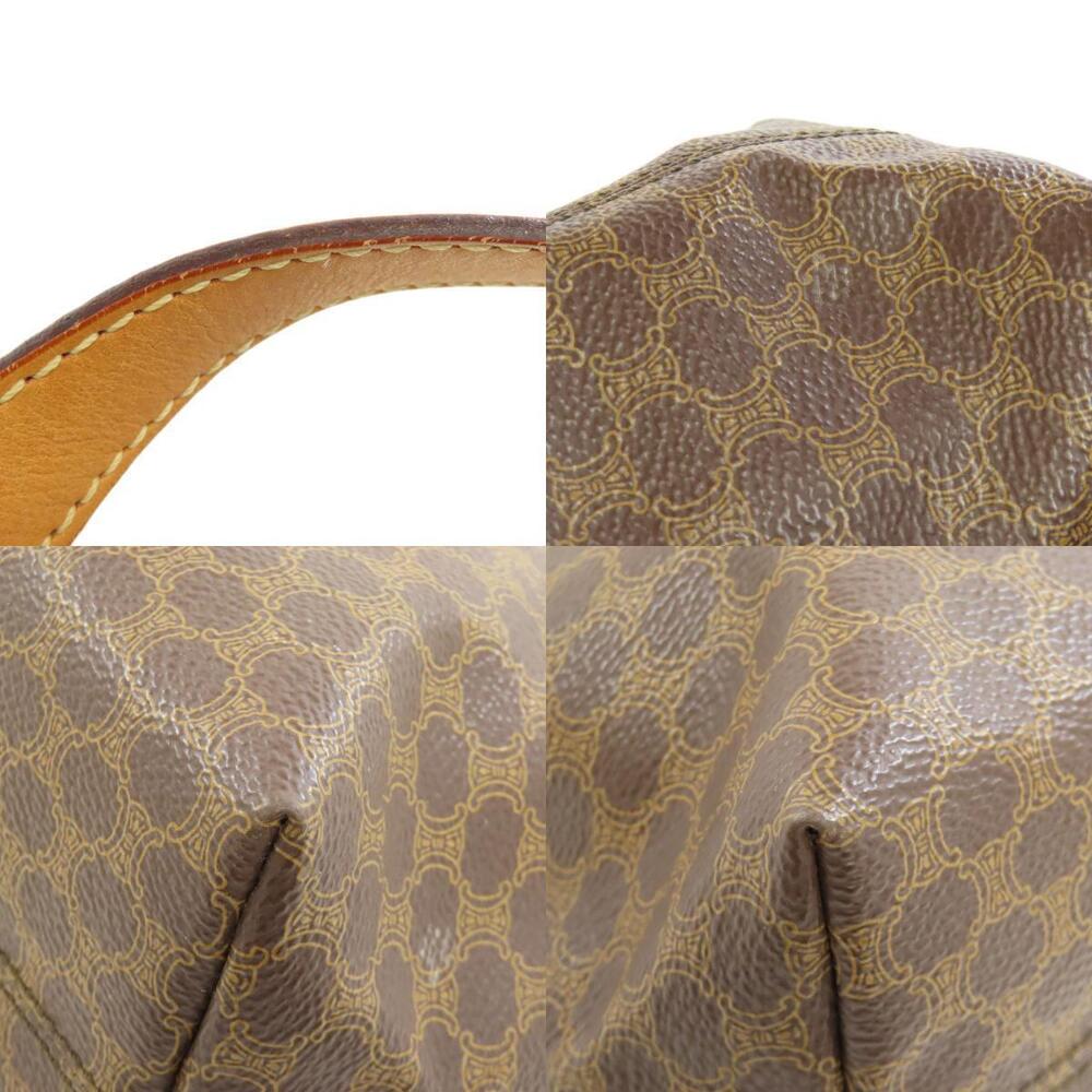 Celine Macadam Boston Leather Brown handbag - Picture 9 of 11
